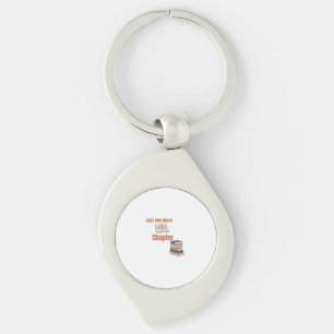 • Just One More Chapter Book Lover Aesthetic Keych Keychain