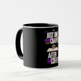 Just One More Chapter Book Lover Coffee Gift Mug