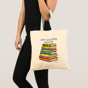 Just One More Chapter Book Lover Gift Tote Bag