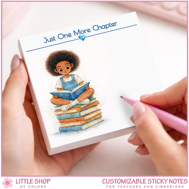 Just One More Chapter Book Lover  Post-it Notes (Creator Uploaded)