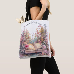 Just One More Chapter- Book Lover Tote Bag