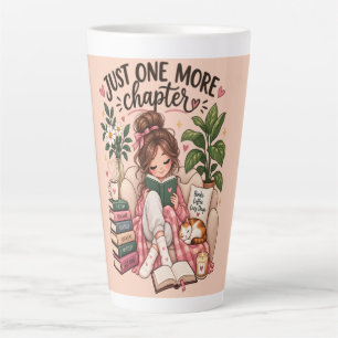 Just One More Chapter – Cozy Book Lover Latte Mug