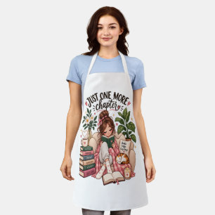 Just One More Chapter – Cozy Book Lover Planner Apron