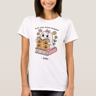 Just One More Chapter Cute Personalized Book Lover T-Shirt