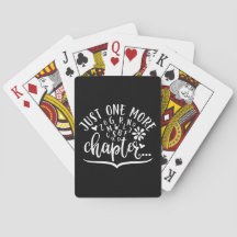 Just One More Chapter. Funny Reading Design