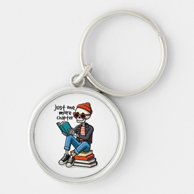 Just One More Chapter Keychain (Front)