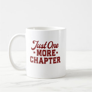 Just One More Chapter Mug Maroon Bookworm