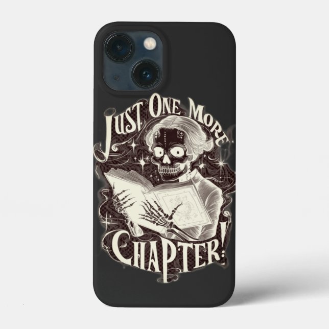 Just One More Chapter Skeleton Reader Funny  Case-Mate iPhone Case (Back)