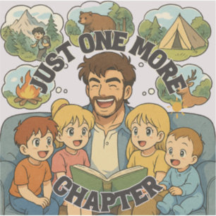 Just One More Chapter Vinyl Sticker