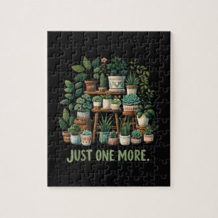 Just one More Funny Plant Indoor Flower Jigsaw Puzzle