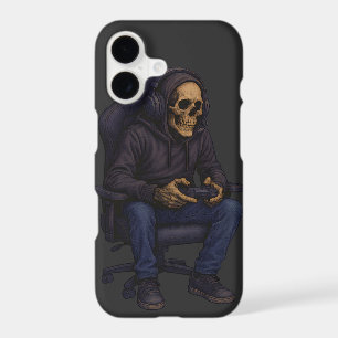 Just One More Gamer Skeleton Dark Humor Phone