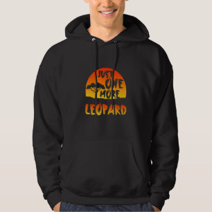 Just One More Leopard Inspirational Endangered Ani Hoodie