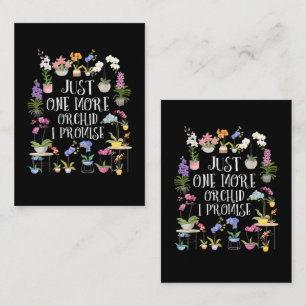 Just One More Orchid I Promise Card