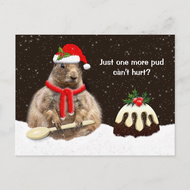Just One More Pud Postcard (Front)
