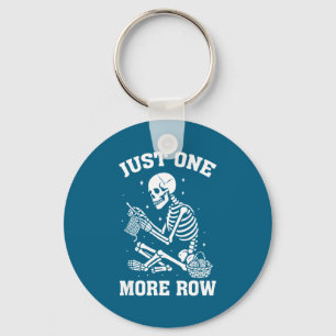 Just One More Row 2025 Keychain