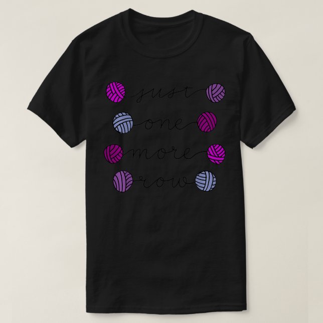Just One More Row Pullover  (Design Front)