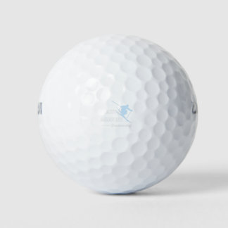 Just one more snowboarding golf balls