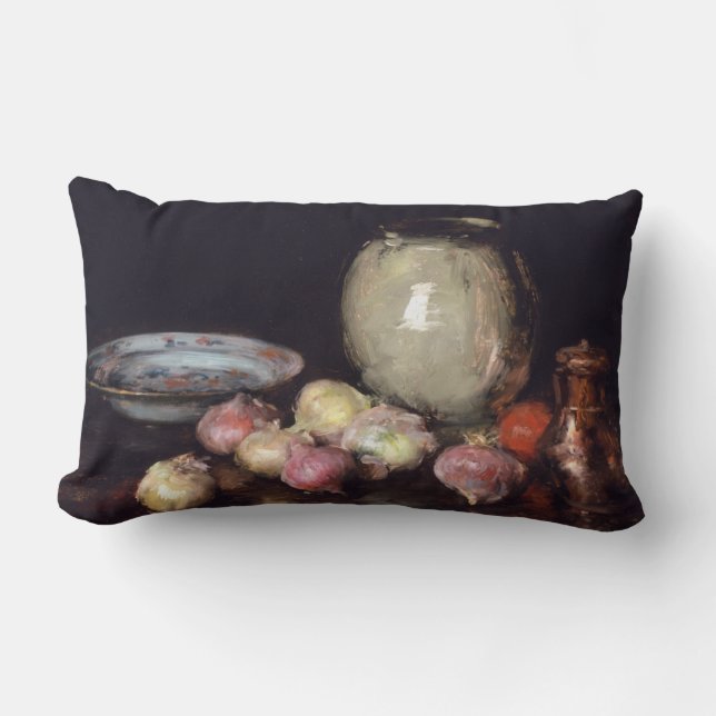 Just Onions Lumbar Pillow (Front)