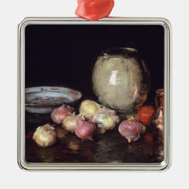 Just Onions Metal Ornament (Front)