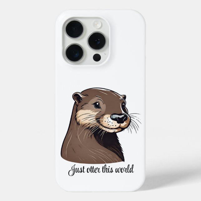 Just Otter This World Case-Mate iPhone Case (Back)
