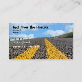 Just Over the Horizon Business Card