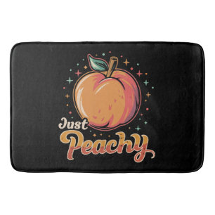 Just peachy! bath mat