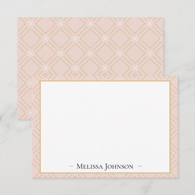 Just Peachy Peach Personalized Card (Front/Back)