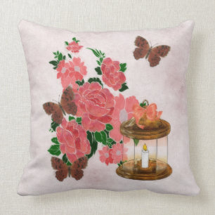 Just Peachy Throw Pillow