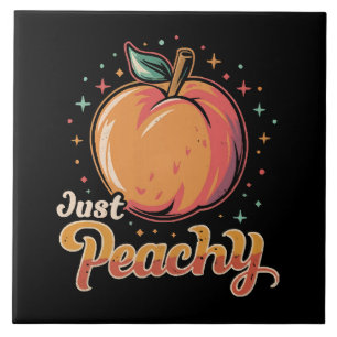 Just peachy! tile