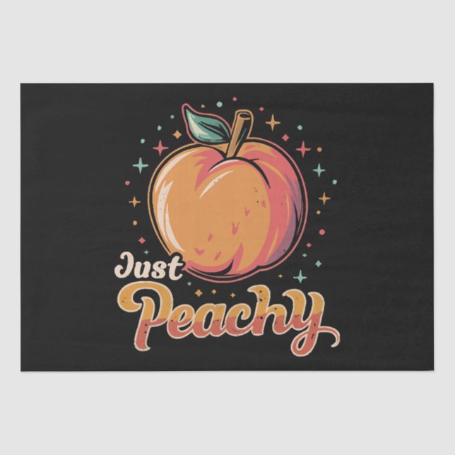Just peachy! tissue paper (Front)