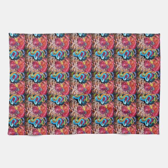 Just Plain Silly Kitchen Towel (Horizontal)