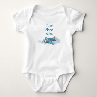 Just Plane Cute Airplane Baby Bodysuit