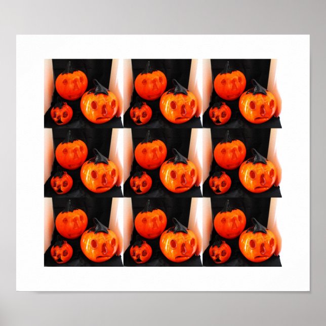 Just pumpkins art poster (Front)