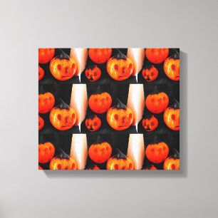 Just pumpkins canvas print