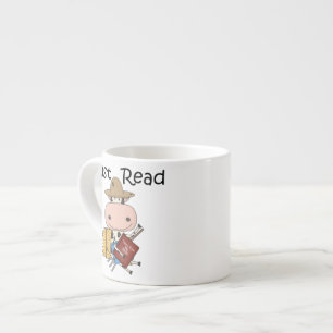 Just Read Espresso Cup