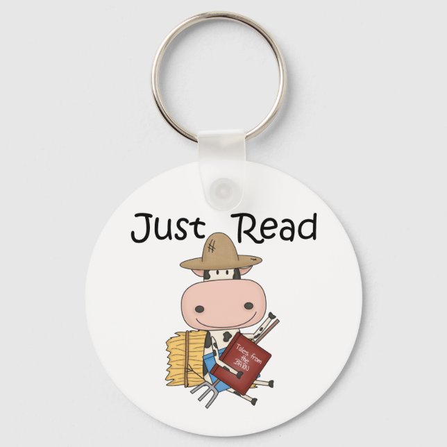 Just Read Keychain (Front)