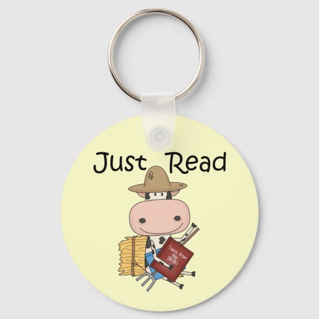 Just Read Keychain (Front)