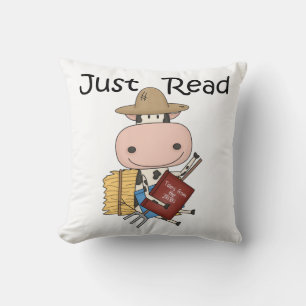 Just Read Throw Pillow