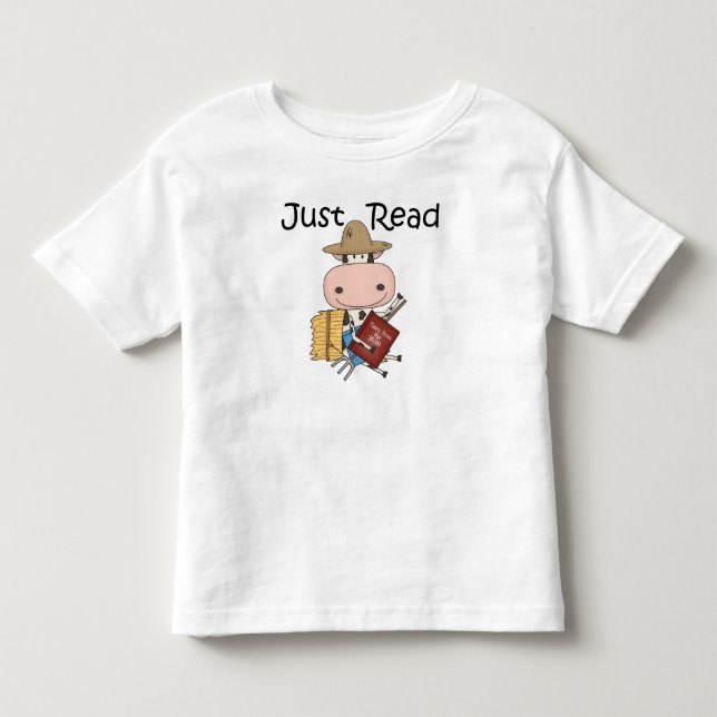 Just Read Toddler T-shirt (Front)