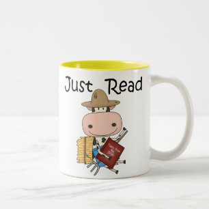 Just Read Two-Tone Coffee Mug