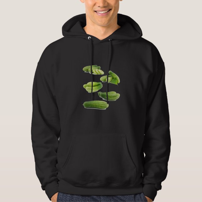 Just Really Like Cucumbers Cucumber Pickle Vegetab Hoodie (Front)