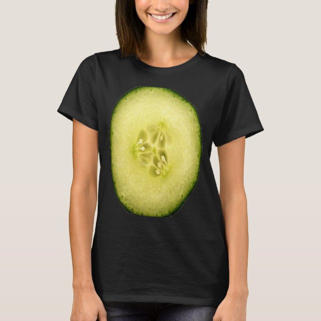 Just Really Like Cucumbers Cucumber Pickle Vegetab T-Shirt (Front)