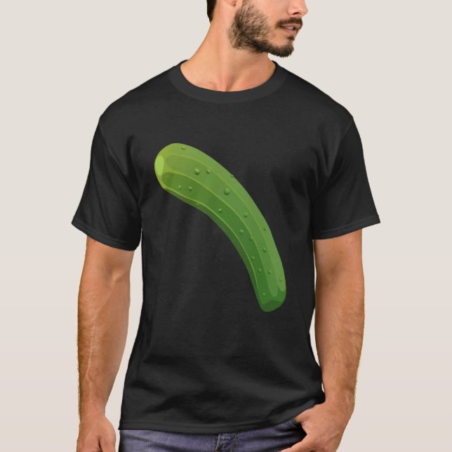 Just Really Like Cucumbers Cucumber Pickle Vegetab T-Shirt (Front)