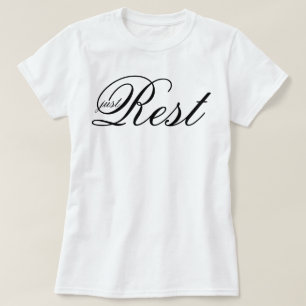"Just Rest" aesthetic soft life manifestation T-Shirt