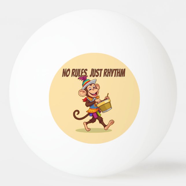Just Rhythm Ping Pong Ball (Front)