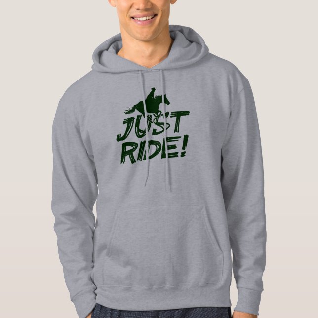 Just Ride! Basic Hooded Sweatshirt (Front)