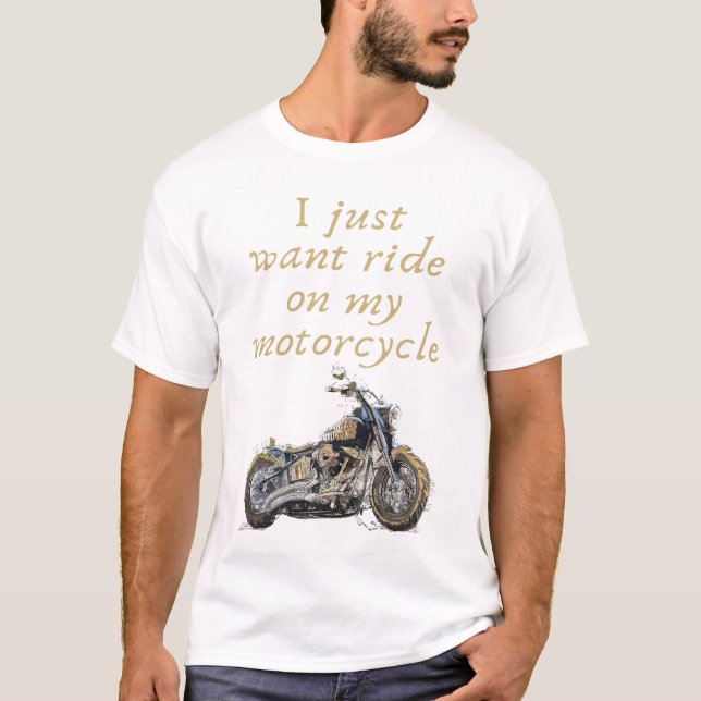 Just ride & have fun T-Shirt (Front)