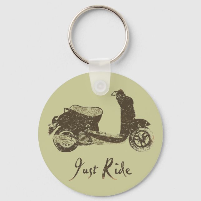 Just Ride Keychain (Front)