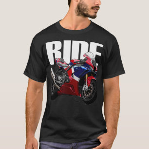 Just Ride Motorcycle Tee, SportBike Racer Motorbik T-Shirt