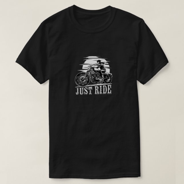 Just Ride T-Shirt (Design Front)